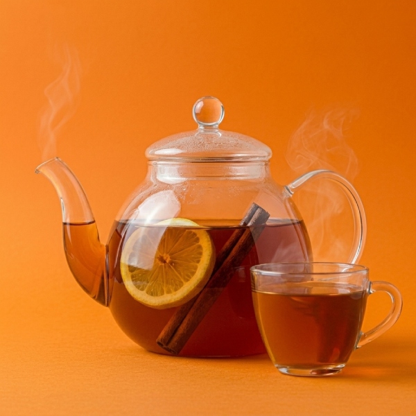 Té piteado de naranja