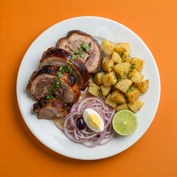 Plato chancho al cilindro de Papichas