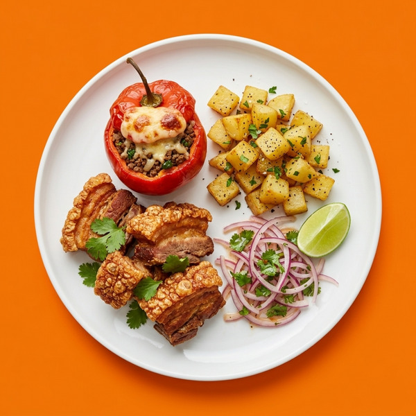 Plato chicharon especial de Papichas