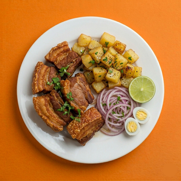 Plato chicharon de Papichas