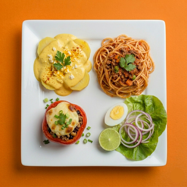 Plato triple 02 de Papichas